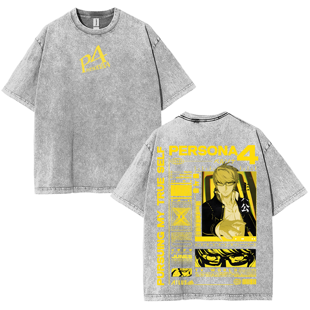 Persona 4 Washed Unisex Game Shirt [TPR] - Image 2